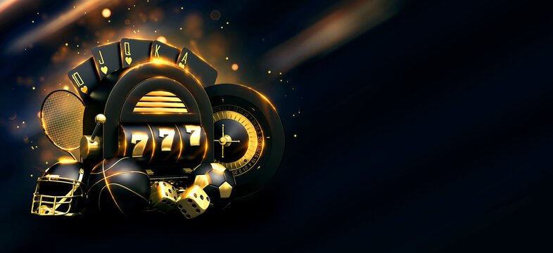 Ilustrasi slot tematik dan hiburan kasino